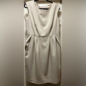 Used Calvin Klein Sleeveless Pleated Dress Size 12